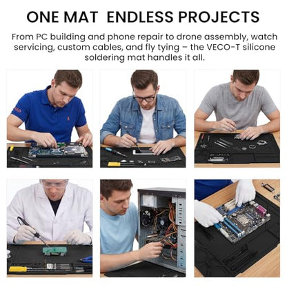 Silicone Soldering Mat with Soldering Stand