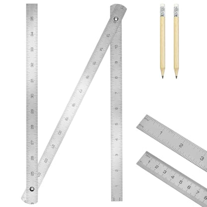 Folding Steel Ruler