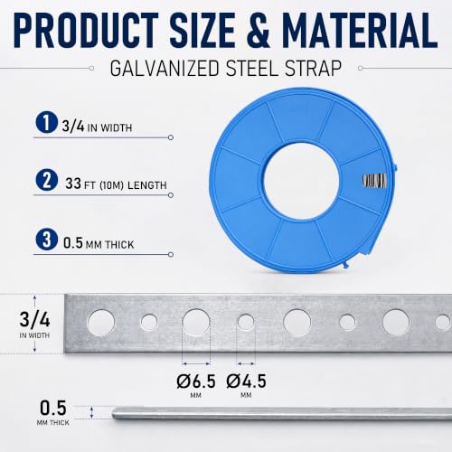 Galvanized Metal Strap Flexible Metal Strapping with Holes