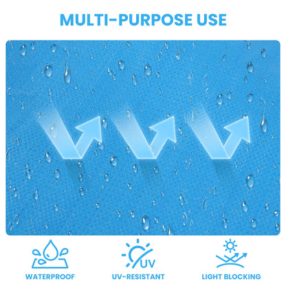 20x20 Ft Tarps Heavy Duty Waterproof with Grommets (20'x20')