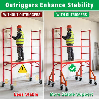 4 Pack Scaffold Outriggers for Baker Scaffolding (Fixed Scaffold Outriggers)