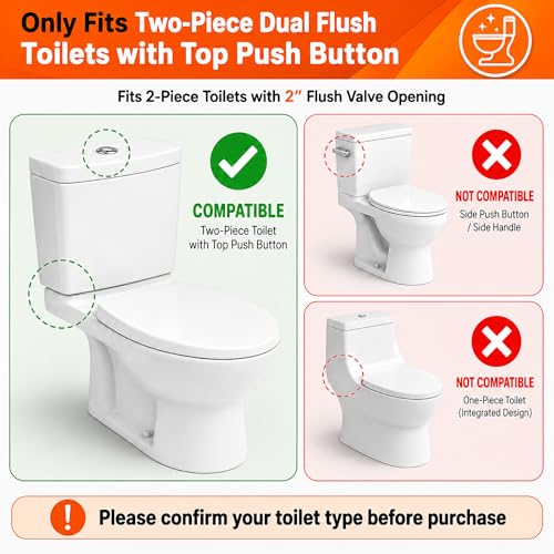 Dual Flush Valve Replacement Kit for 2