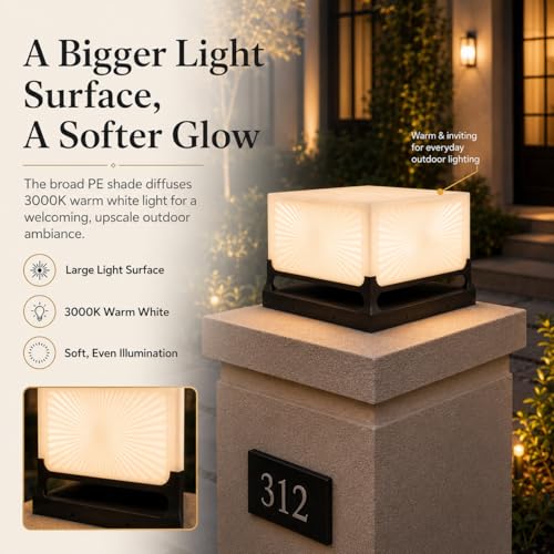 Modern Outdoor Post Light