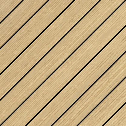 Faux Wood Peel and Stick Wall Paneling Roll