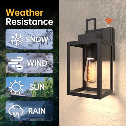 Small Black Outdoor Wall Light