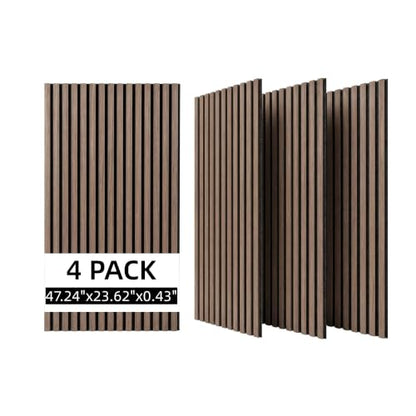 3D Wood Slat Acoustic Wall Panels