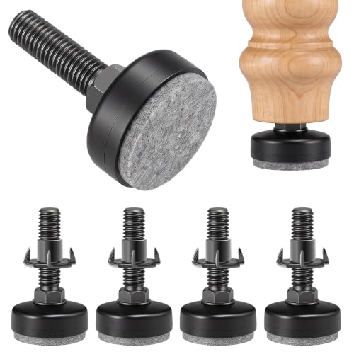 3/8-16 Threaded Leveling Feet: Adjustable Furniture Feet