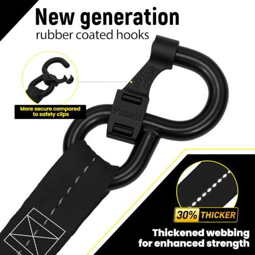 Retractable Straps 1" X10FT with 15" Soft Loops
