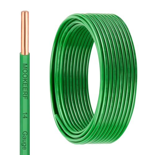 THHN Wire 14 Gauge 15FT (14 Gauge 15FT / Green)