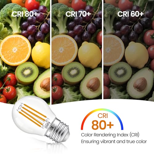 G45 Non Dimmable Light Bulbs 2700K