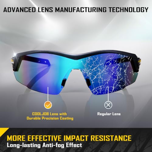 Safety Sunglasses with Tinted Wraparound Lenses