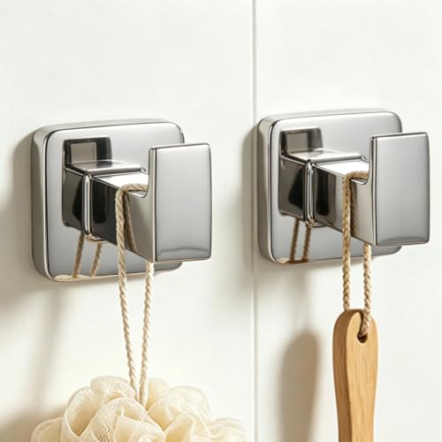 2 Pack Towel Hooks Robe Coat Hook for Bathroom