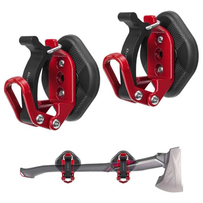 2 Pack Magnetic Shovel Holder for Truck (Red / 2 pcs)