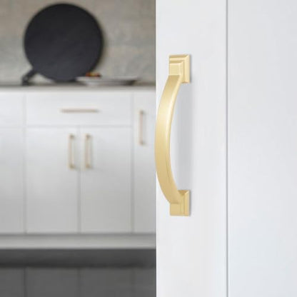 2 Pack 3.75 Inch (Brushed Gold / 3.75'' Hole Center(96mm))