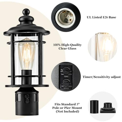 Motion Sensor Outdoor Post Lights