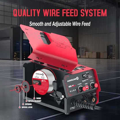 140A Gasless Flux Core MIG Welder