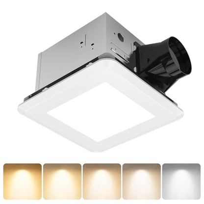 Ultra Quiet Bathroom Exhaust Fan with Light