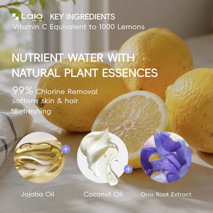 Korean 3-in-1 Aroma Filtering & Skin-Nourishing Shower Filter (Iris Dream)