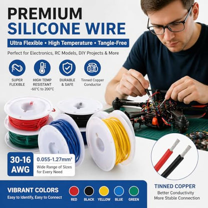 30 AWG Silicone Wire Kit