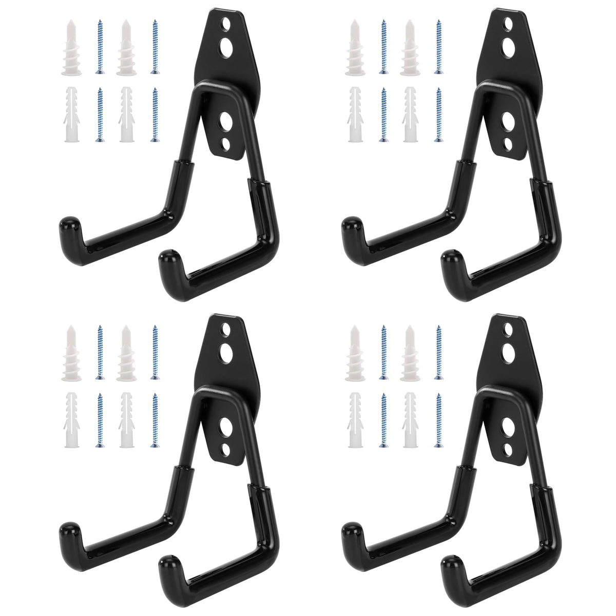 4 Pack Garage Hooks Heavy Duty (2.8 inch)