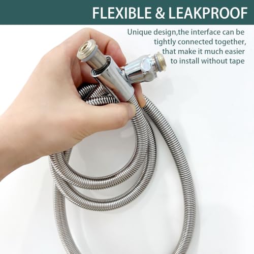 59" Stainless Steel Shower Hose (Sliver / 59 Inches)