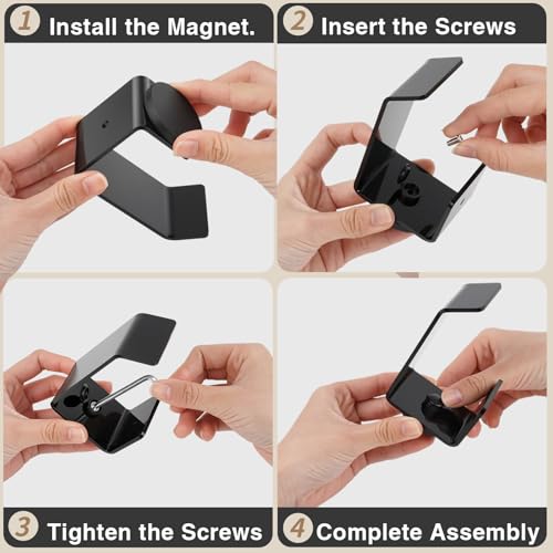 2 Pack Magnetic Headphone Holder