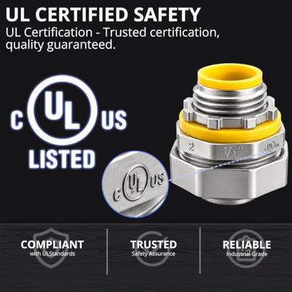 180° Liquid Tight Conduit Connector