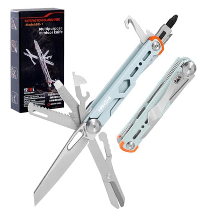 Pocket Knife Multitool with Scissors for Gift for Men Dad Boyfriend