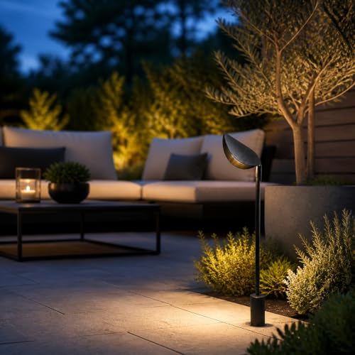 Hardwired Leaf Outdoor Path Light