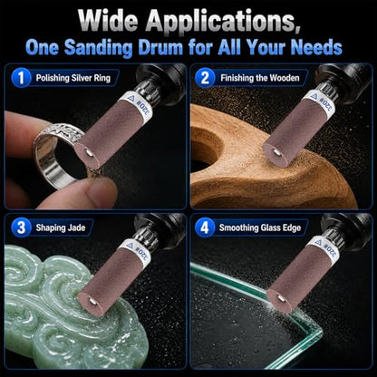 Sanding Drums for Dremel with 1