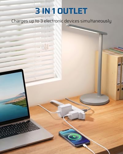 360° Rotating Flat Plug Extension Cord