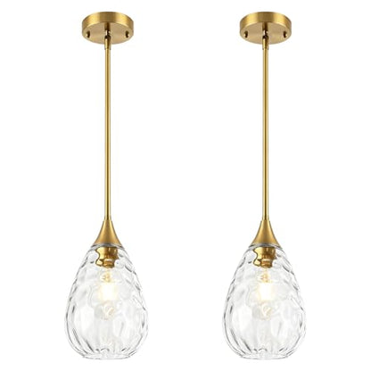 Glass Black Pendant Lights Kitchen Island