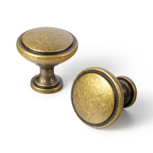 6 Pack Cabinet Knobs Drawer Knobs Solid Zinc Alloy Kitchen Hardware