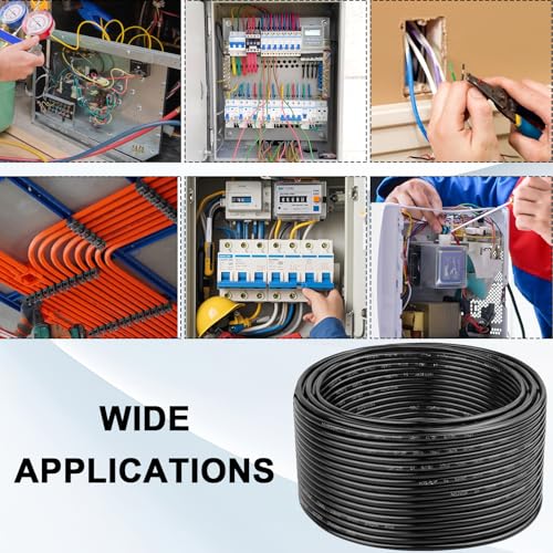 THHN Wire 14 Gauge 50FT (14 Gauge 50FT / Black)