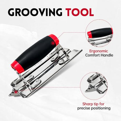 3 Pack Stainless Concrete Finishing Trowel set