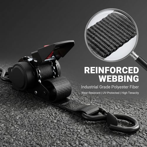 Retractable Ratchet Straps