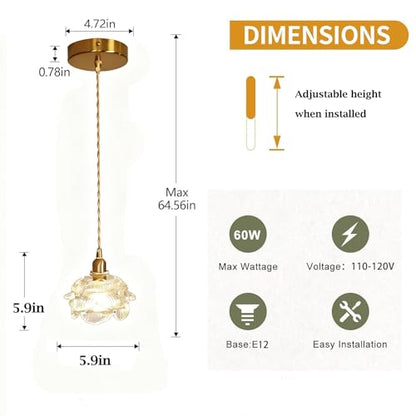 Brass Mini Pendant Light