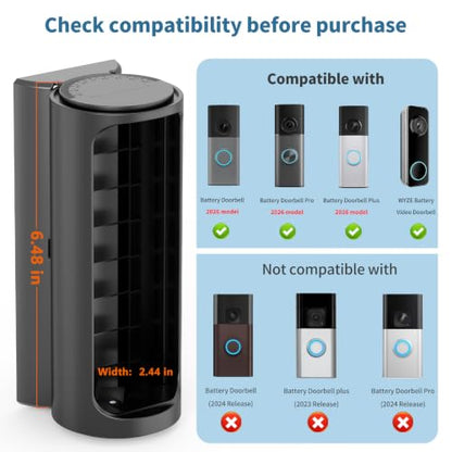Doorbell Mount with 360° Adjustable Angle