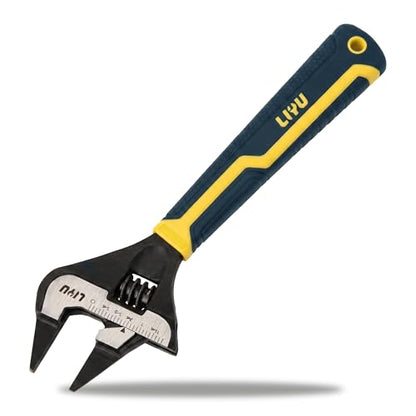 8 Inch Wide Jaw Opening Adjustable Wrench