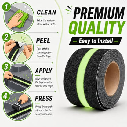 Anti Slip Grip Tape Glow in the Dark