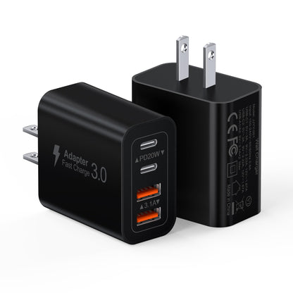 2 Pack 40W] 4 (2Pack Black / 40W)