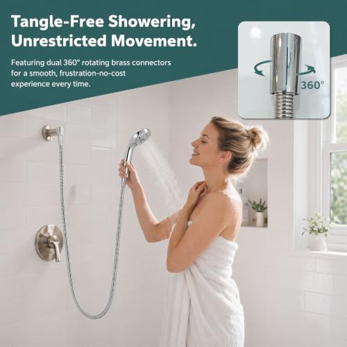 59" Stainless Steel Shower Hose (Sliver / 59 Inches)