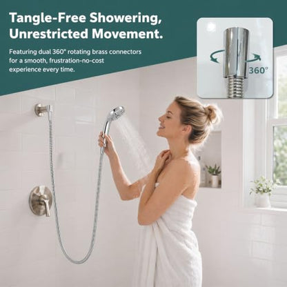 59" Stainless Steel Shower Hose (Sliver / 59 Inches)