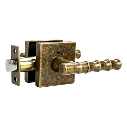 Antique Brass Privacy Door Lever