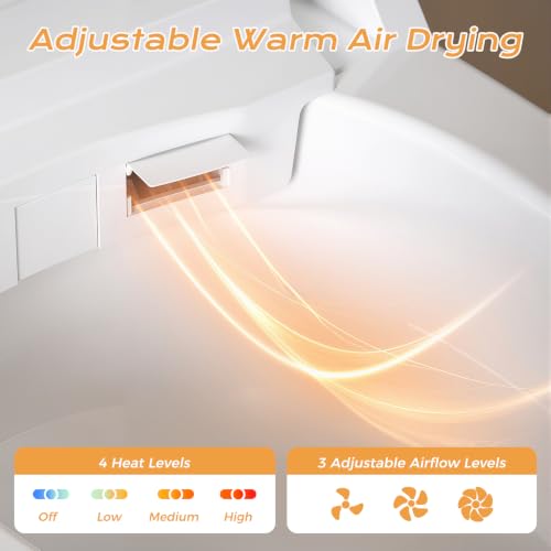 Smart Toilet with Bidet Built