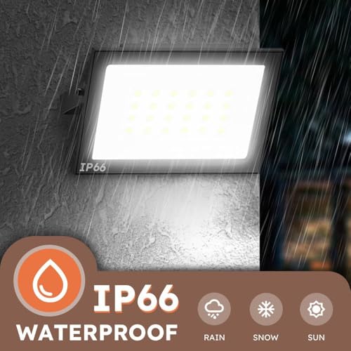 LED Flood Lights Outdoor (50W 2-Pack)