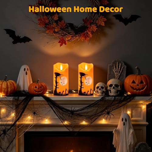 Fall Flameless Candles Set of 2