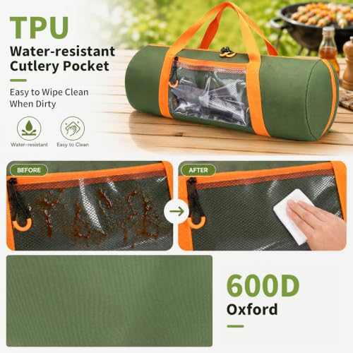22'' Grill Tool Storage Bag with Inner Divider