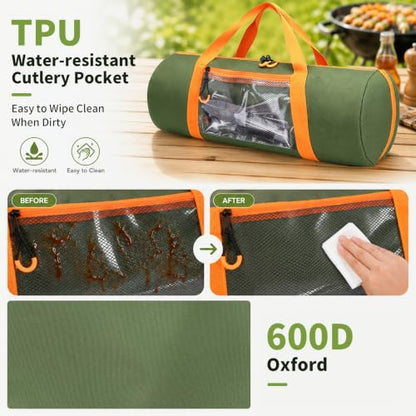 22'' Grill Tool Storage Bag with Inner Divider