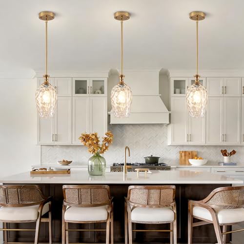 Glass Pendant Lights Kitchen Island